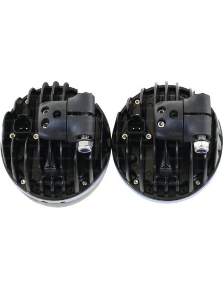 Luz de trabalho LED redonda 4950 lúmens, classe 5, 10-30V, pacote de 2 unidades para Fendt VARIO