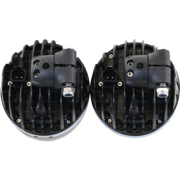 Luz de trabalho LED redonda 4950 lúmens, classe 5, 10-30V, pacote de 2 unidades para Fendt VARIO