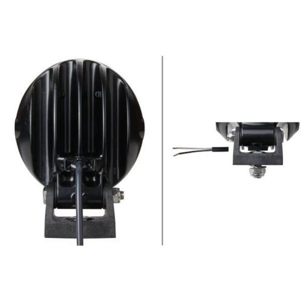 Faro LED redondo Hella Mega Beam Gen. IV 2.500Lm Campo Ancho 1GM 996 136-501 Hella