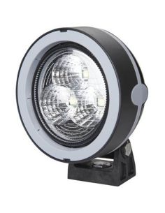 Faro LED redondo Hella Mega Beam Gen. IV 2.500Lm Campo Ancho 1GM 996 136-501 Hella
