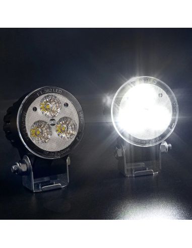 Faro LED Redondo de trabajo Mini FT-362 LED 1.200Lm 11W Óptica de Trabajo Hella