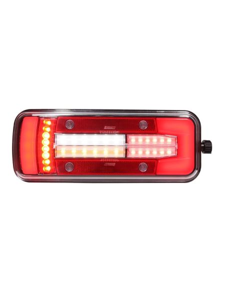 Feu arrière LED avec connecteur latéral pour camions Daf Glo Track 12V 24V