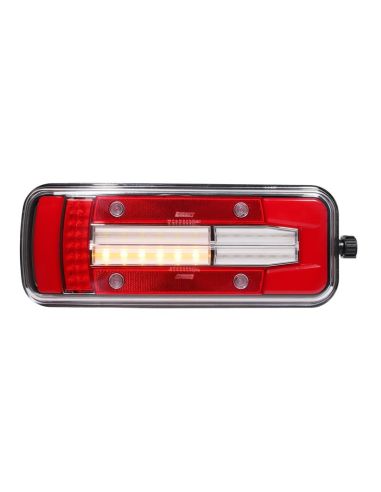 Lanterna traseira LED com conector lateral para caminhões Daf Glo Track 12V 24V