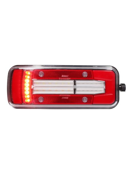 Lanterna traseira LED com conector lateral para caminhões Daf Glo Track 12V 24V