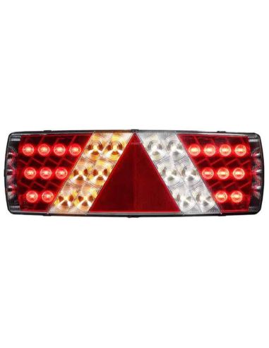 Piloto Trasero LED con Triángulo de 7 Funciones 12/24V Lucidity | LeonLeds