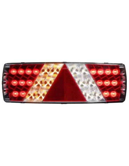 Feu arrière LED avec triangle 7 fonctions 12/24 V Lucidity | LéonLeds