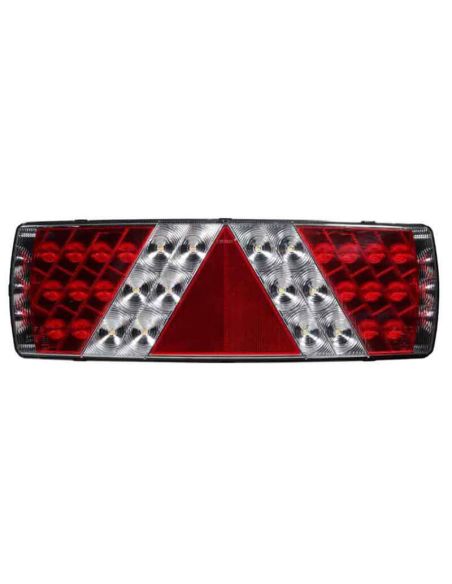 Lanterna Traseira LED com Triângulo de 7 Funções 12/24V Lucidez | LeonLeds