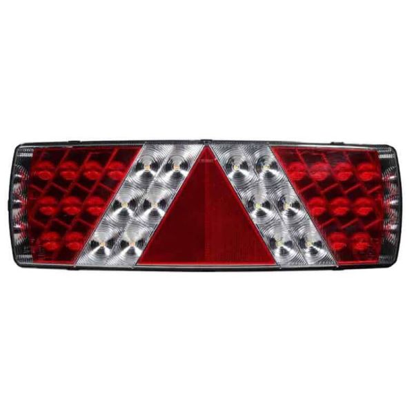 Feu arrière LED avec triangle 7 fonctions 12/24 V Lucidity | LéonLeds