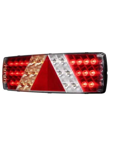 Feu arrière LED avec triangle 7 fonctions 12/24 V Lucidity | LéonLeds