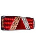 Feu arrière LED avec triangle 7 fonctions 12/24 V Lucidity | LéonLeds