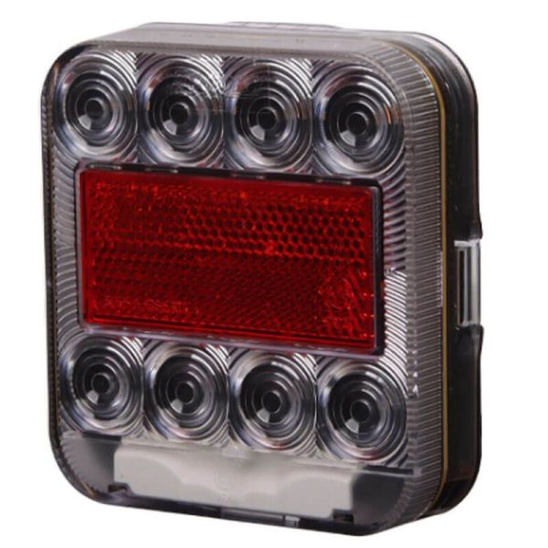 Lanterna Traseira LED 4 Funções 12V/24V