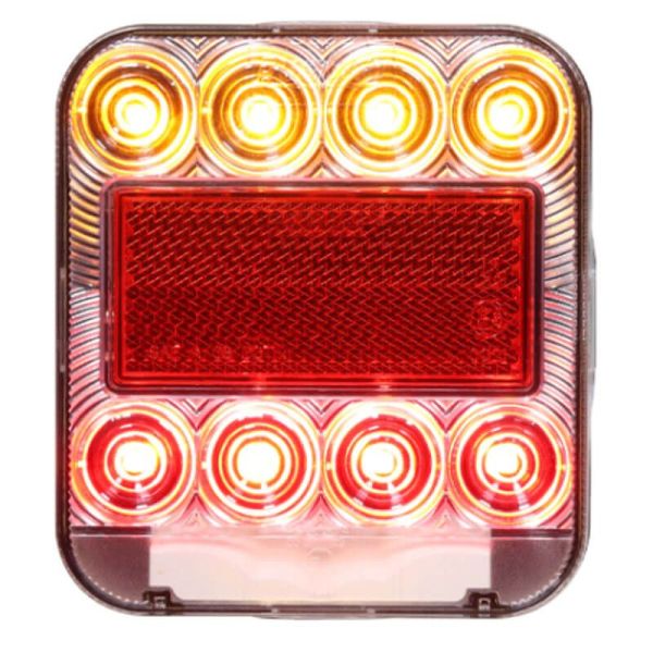 Lanterna Traseira LED 4 Funções 12V/24V 26074L-1