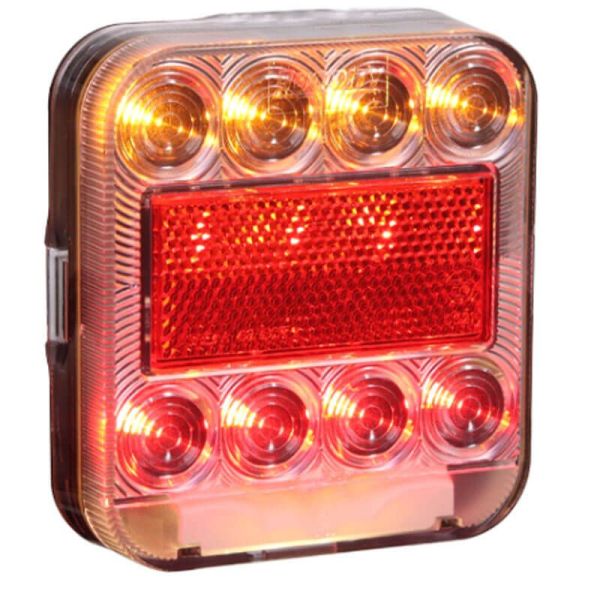 Piloto Trasero LED 4 Funciones 12V/24V 26074L-1 Slim