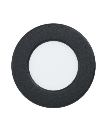 Downlight LED Negro Empotrable Fueva 5 - 2,7W, 330Lm, Corte 7,5Cm, IP44 | LeonLeds