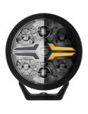 Faro LED 9" Homologado Blade 9" Negro - Luz de Posición Blanca y Ámbar, Largo Alcance R10, R149, R148 1FJ 357 199-061 Hella