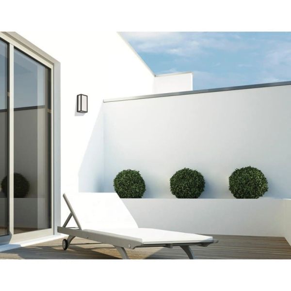 Arandela LED para exterior LIAM Antracite 10W 3000K IP65 | LeonLeds