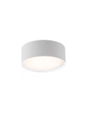 Plafón LED LINUS 9cm 6W 500lm 2700K-3000K Blanco/Negro | LeonLeds