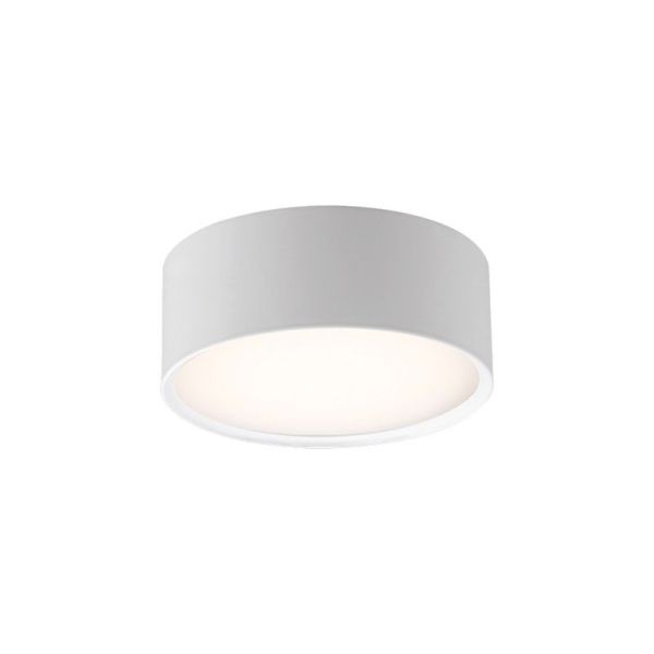 Plafonnier LED LINUS 9cm 6W 500lm 2700K-3000K Blanc/Noir | LéonLeds