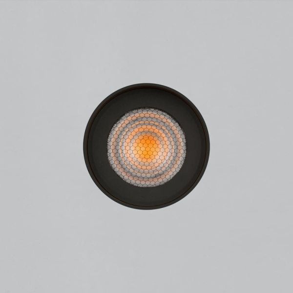 Plafonnier LED LUX 13W 3000K 1240lm Noir/Or | LéonLeds