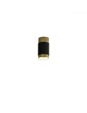 Plafón de techo LED LUX 13W 3000K 1240lm Negro/Oro | LeonLeds