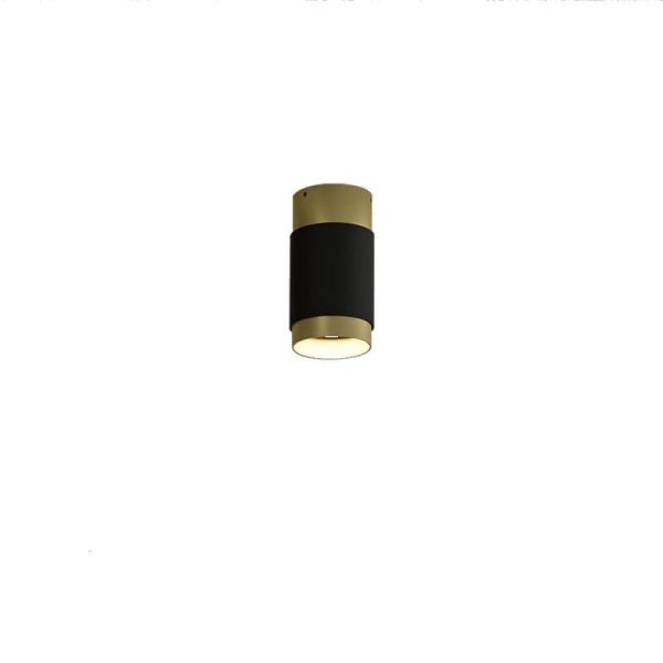 Plafón de techo LED LUX 13W 3000K 1240lm Negro/Oro | LeonLeds