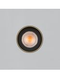 Plafón de techo LED LUX 13W 3000K 1240lm Negro/Oro | LeonLeds