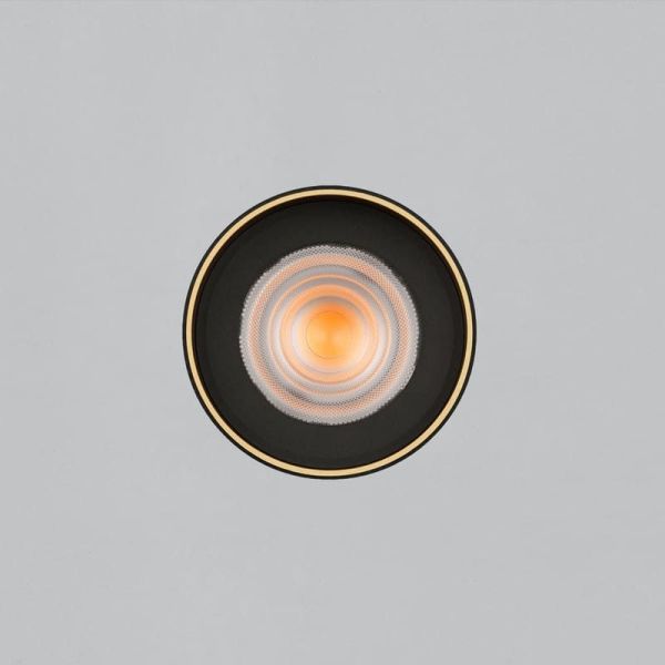 Plafón de techo LED LUX 13W 3000K 1240lm Negro/Oro | LeonLeds