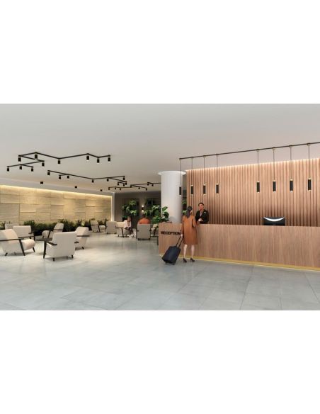 Plafonnier LED LUX 18W 3000K 2130lm Noir/Or | LéonLeds