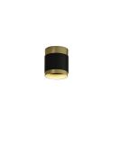 Plafon LED LUX 18W 3000K 2130lm Preto/Dourado | LeonLeds