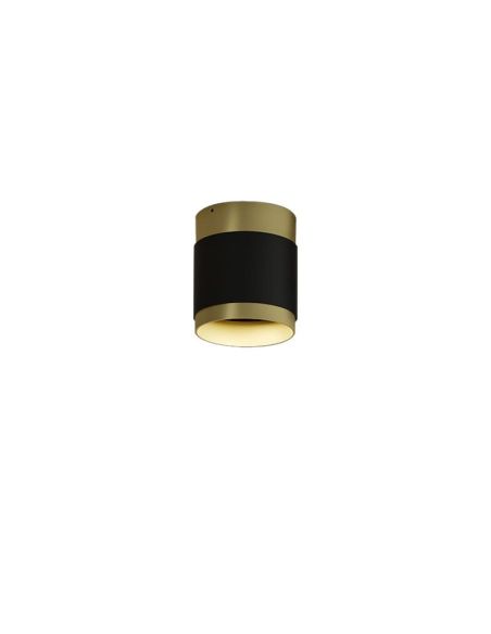 Plafón LED LUX 18W 3000K 2130lm Negro/Oro | LeonLeds