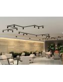 Plafón LED LUX 18W 3000K 2130lm Negro/Oro | LeonLeds