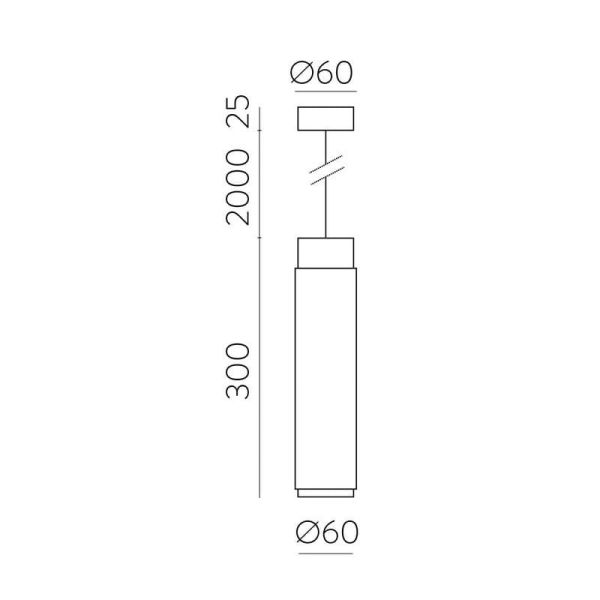 Colgante de techo LED LUX 13W 3000K 1240lm Negro/Oro | LeonLeds