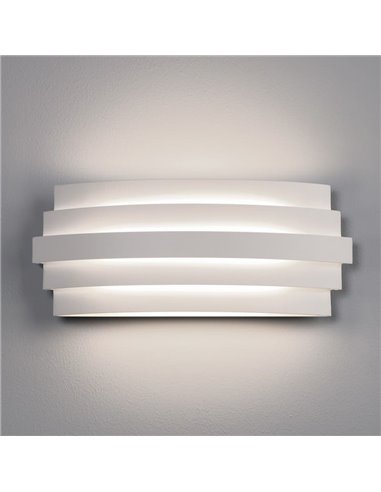 Aplique de pared LED LUXOR 30cm 20W 1200lm 2700K-3000K con Interruptor deslizante Blanco/Negro/Oro