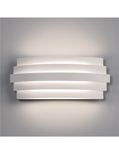 LUXOR Aplique LED 30cm 20W 1200lm 2700K-3000K com interruptor deslizante Branco/Preto/Dourado