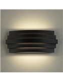 Aplique de pared LED LUXOR 30cm 20W 1200lm 2700K-3000K con Interruptor deslizante Blanco/Negro/Oro