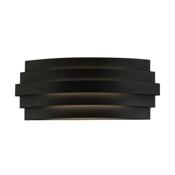 LUXOR Aplique LED 30cm 20W 1200lm 2700K-3000K com interruptor deslizante Branco/Preto/Dourado