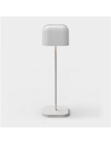 Lámpara Sobremesa LED portátil STROLL 3.5W 296Lm, Interruptor táctil, Batería integrada, Regulable intensidad y 2200K-2700K