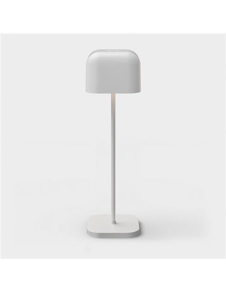 Lampe de table LED portable STROLL 3,5W 296Lm, interrupteur tactile, batterie intégrée, intensité réglable et 2200K-2700K