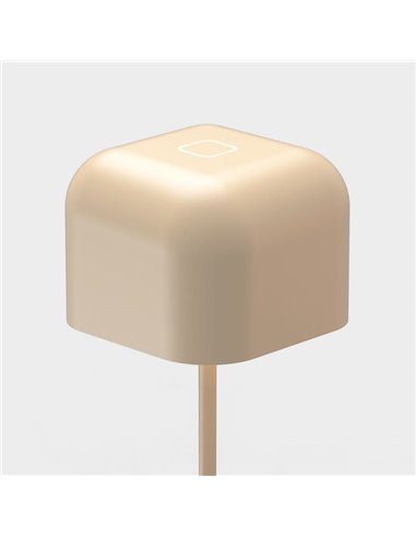 Lampe de table LED portable STROLL 3,5W 296Lm, interrupteur tactile, batterie intégrée, intensité réglable et 2200K-2700K