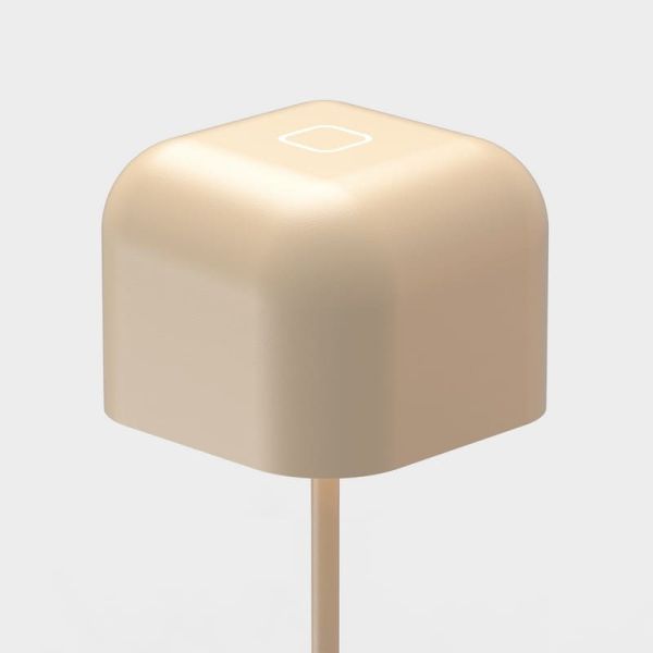 Candeeiro de mesa LED portátil STROLL 3,5 W 296Lm, interruptor táctil, bateria integrada, intensidade ajustável e 2200K-2700K