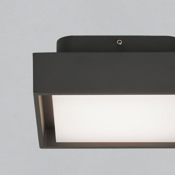 Plafon exterior LED NEXUS 15cm Antracite Texturizado, 10W 3000K 630lm, IP65