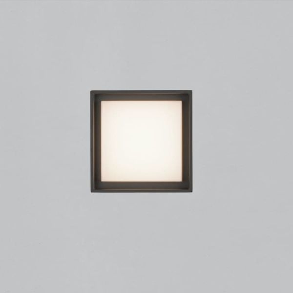 Plafon exterior LED NEXUS 15cm Antracite Texturizado, 10W 3000K 630lm, IP65