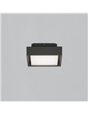 Plafonnier extérieur LED NEXUS 15cm Anthracite Texturé, 10W 3000K 630lm, IP65