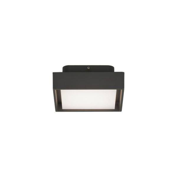 Plafonnier extérieur LED NEXUS 15cm Anthracite Texturé, 10W 3000K 630lm, IP65