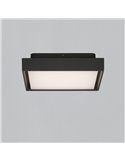 Plafonnier extérieur LED NEXUS 23cm Anthracite Texturé, 10W 3000K 1060lm, IP65