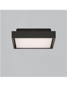 Plafón exterior LED NEXUS 23cm Antracita Texturado, 10W 3000K 1060lm, IP65 2