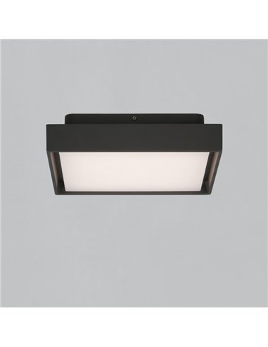 Plafonnier extérieur LED NEXUS 23cm Anthracite Texturé, 10W 3000K 1060lm, IP65