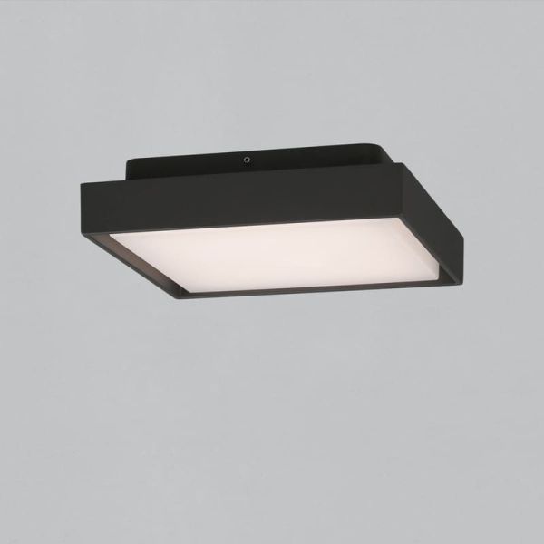 Plafonnier extérieur LED NEXUS 23cm Anthracite Texturé, 10W 3000K 1060lm, IP65