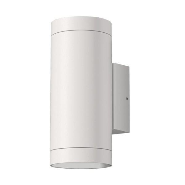 Aplique exterior NORI 2 luces arriba y abajo, Blanco Texturado, Para 2 Bombillas E27 de 15W, IP65