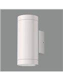Aplique de parede exterior NORI com 2 luzes ascendentes e descendentes, branco texturizado, para 2 lâmpadas E27 de 15W, IP65